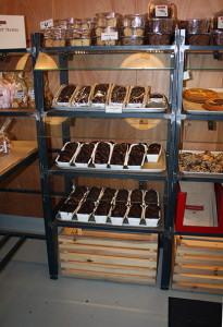 Freshly made chocolate and cinnamon babkas at Breads Bakery. Photo: Mary Wojcik 