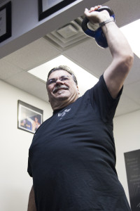 Dennis Alestra, 62, has lost 135 pounds in less than a year, 35 of those pounds since joining Staten Island Boot Camp in January. Photo: Amanda Burrill