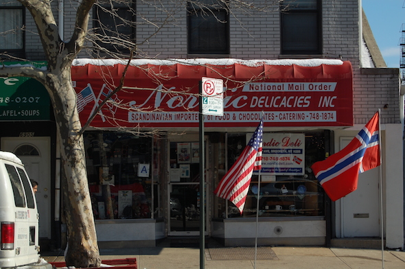 Nordic Delicacies is the last remaining Scandinavian store in Bay Ridge, Brooklyn. Photo: Marie-Jose Daoud. 