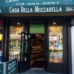 The store front of Casa Della Mozzarella on E 187th Street in the Belmont section of the Bronx. Photo: Jordan Muto