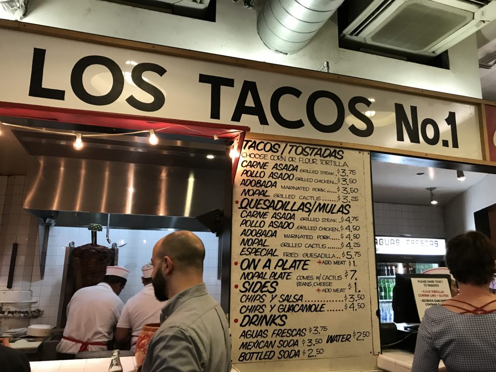 Tacos El No. 1 is one of the few places in New York that offers Tijuana-style carne asada tacos