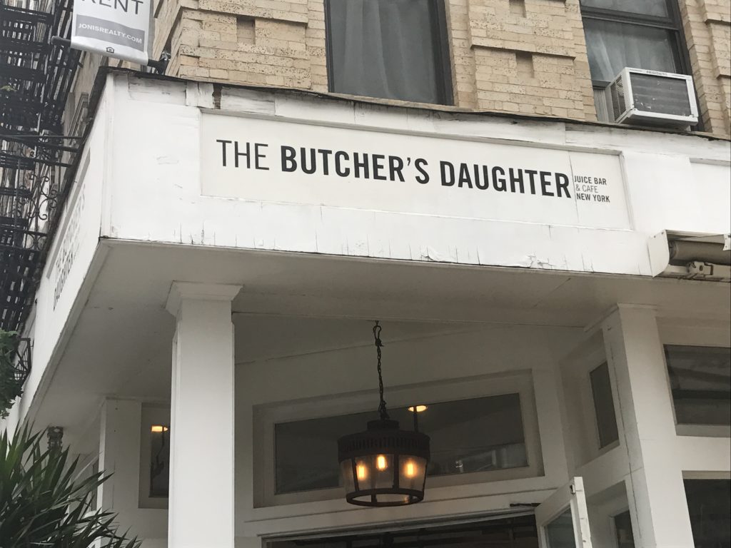 The Butcher's Daughter in Manhattan's Nolita District offers Turmeric based juices