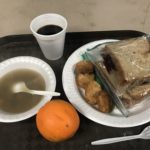 Lunch is served at St. Luke's soup kitchen. Photo: Jinna Wang